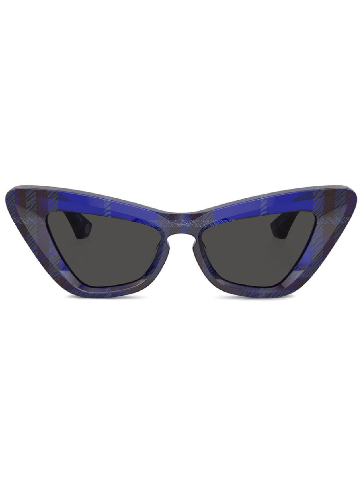 

Burberry Eyewear солнцезащитные очки в оправе 'кошачий глаз', синий