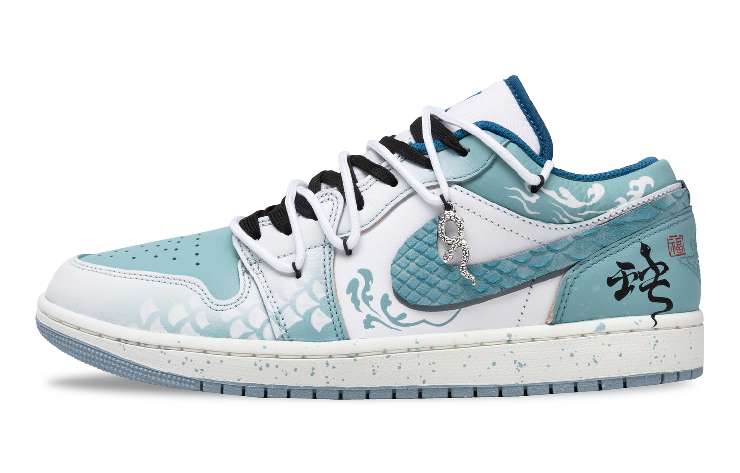 

Jordan Air 1 нескользящие износостойкие низкие винтажные баскетбольные кроссовки мужские white cyan