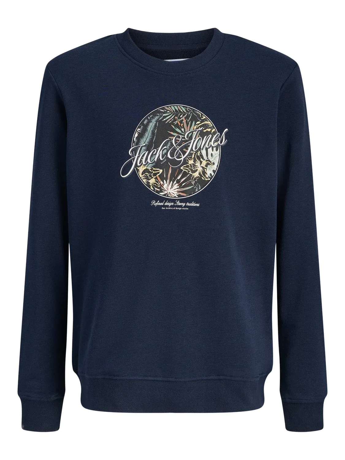 Лонгслив с принтом JACK & JONES Junior, navy blazer