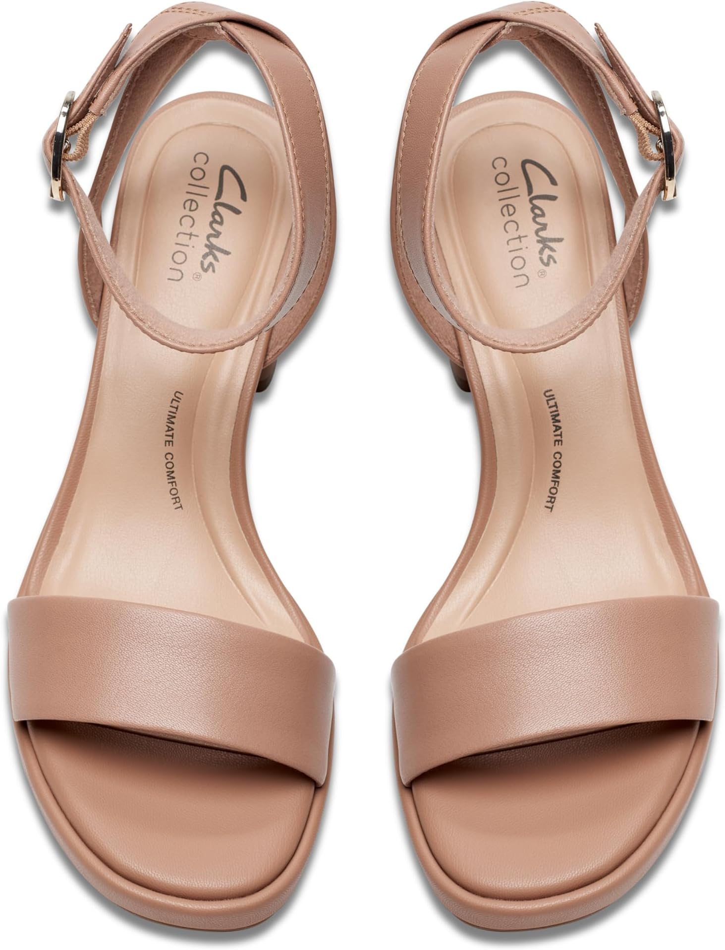 Туфли Clarks AmbyrLyn Bay, Warm Beige Leather — фото 2