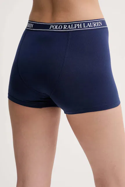 Боксеры женские из мягкой ткани Polo Ralph Lauren, синий — фото 2