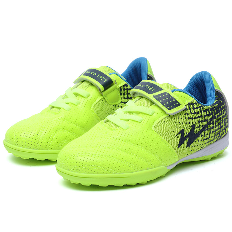 Детские футбольные бутсы Kids Low-top Blue Binary, зеленый — фото 4