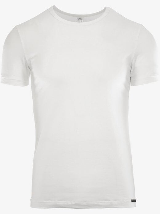 

Футболка с круглым вырезом красная 1601 Olaf Benz, белый