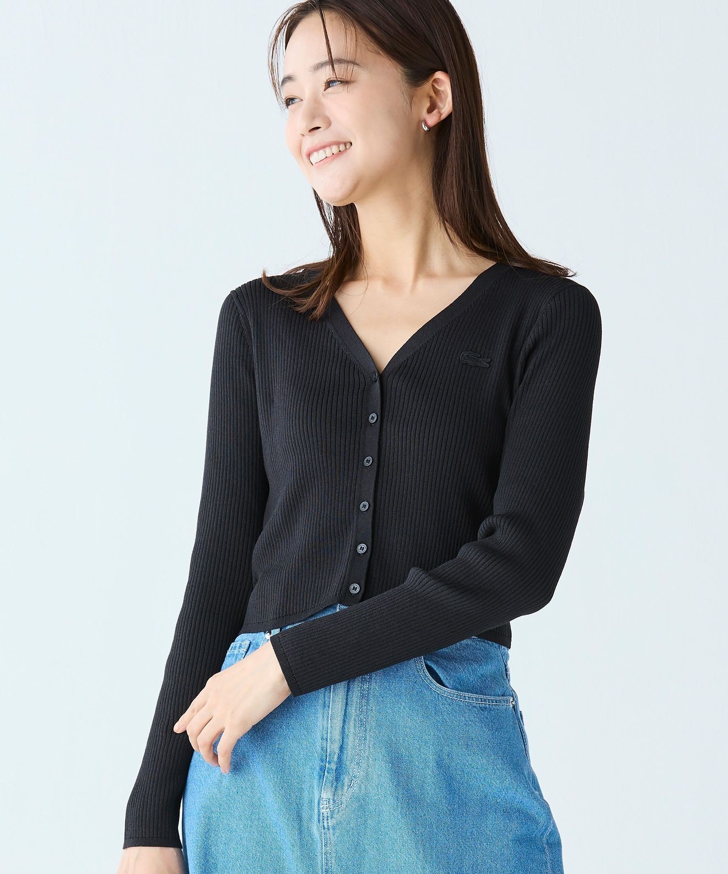 Кардиган LACOSTE Coolmax Black
