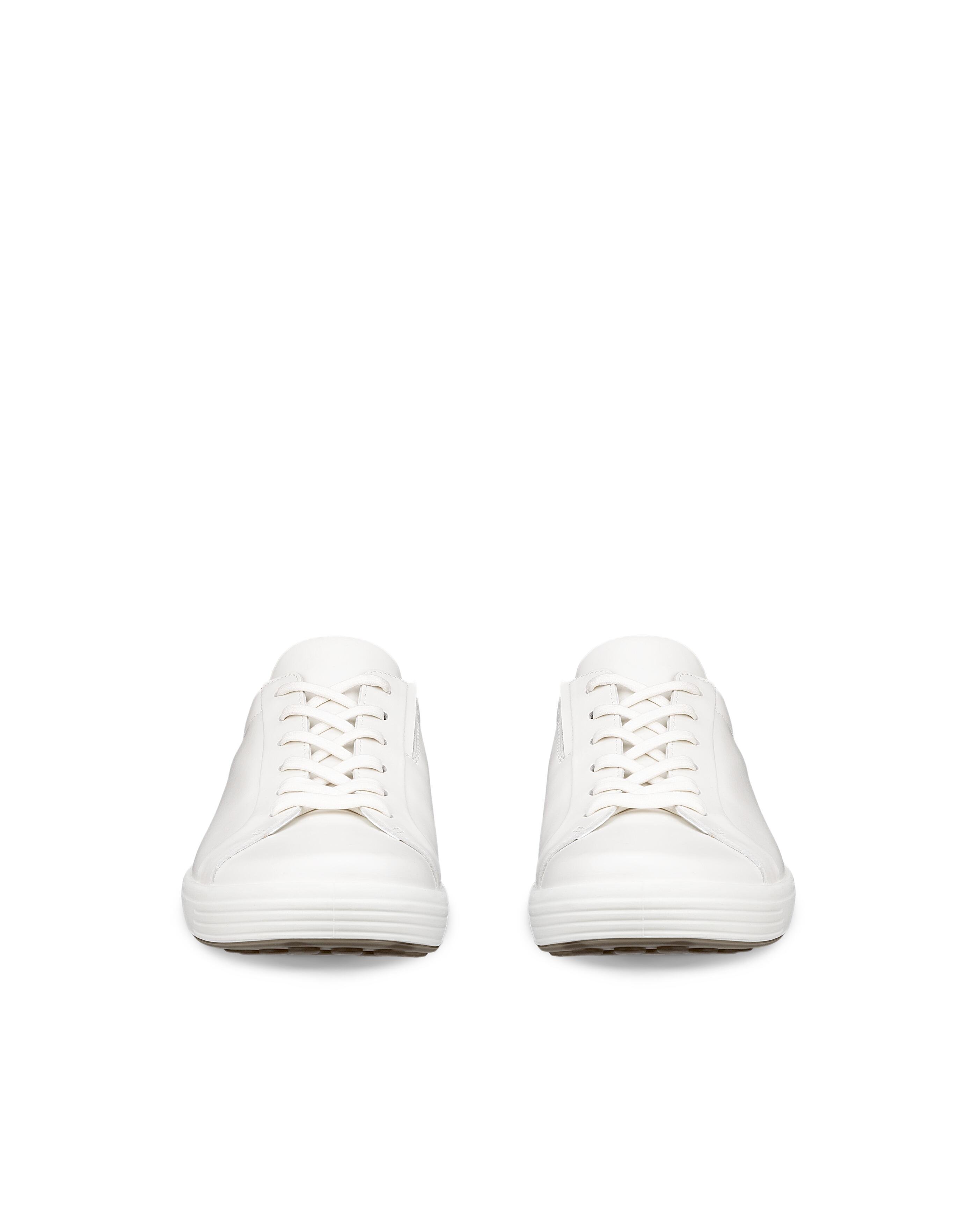 Мужские повседневные кроссовки ECCO Soft 7 из натуральной кожи, White / Lion — фото 2