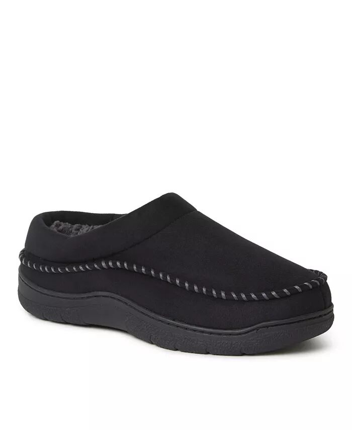 

Мужские мокасины Thompson Toe Clog House Shoe Slipper Dearfoams, черный