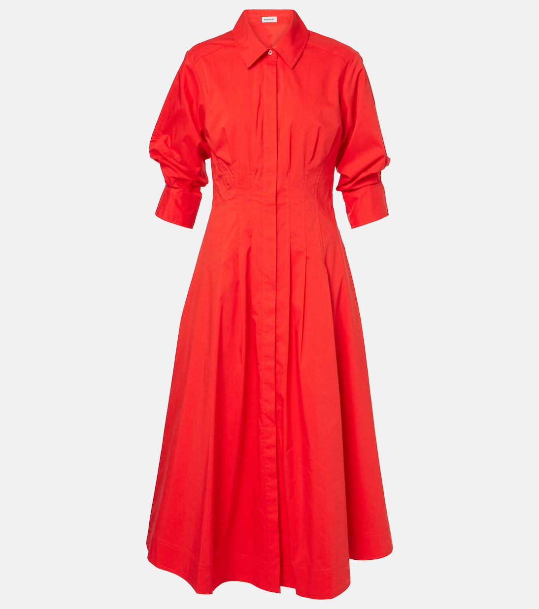 

Платье миди из хлопковой смеси в стиле джаз Simkhai, Fiery Red