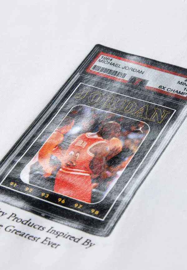 Футболка с принтом mint 10 Jordan, White — фото 3