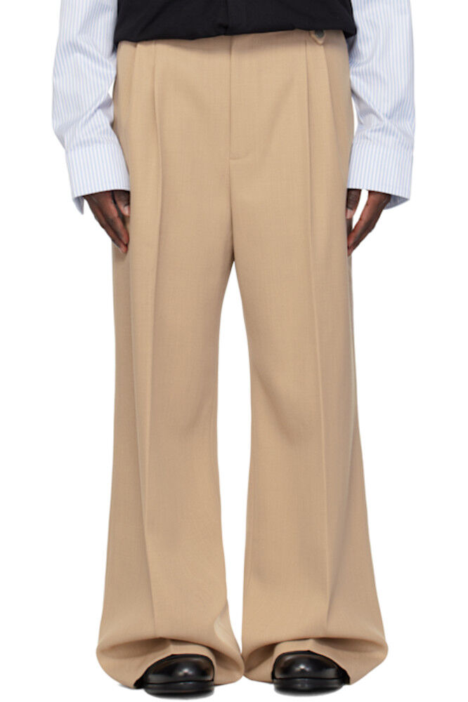 

Бежевые брюки со складками EGONlab