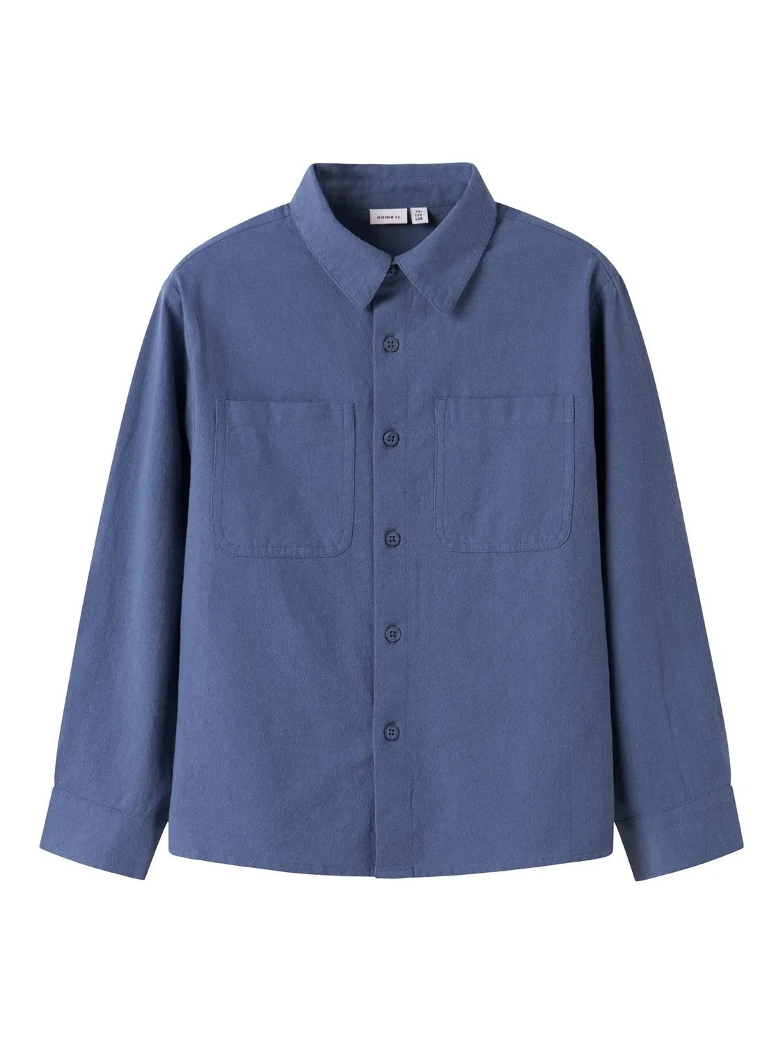 Овершертл из поплина, Name it, vintage indigo