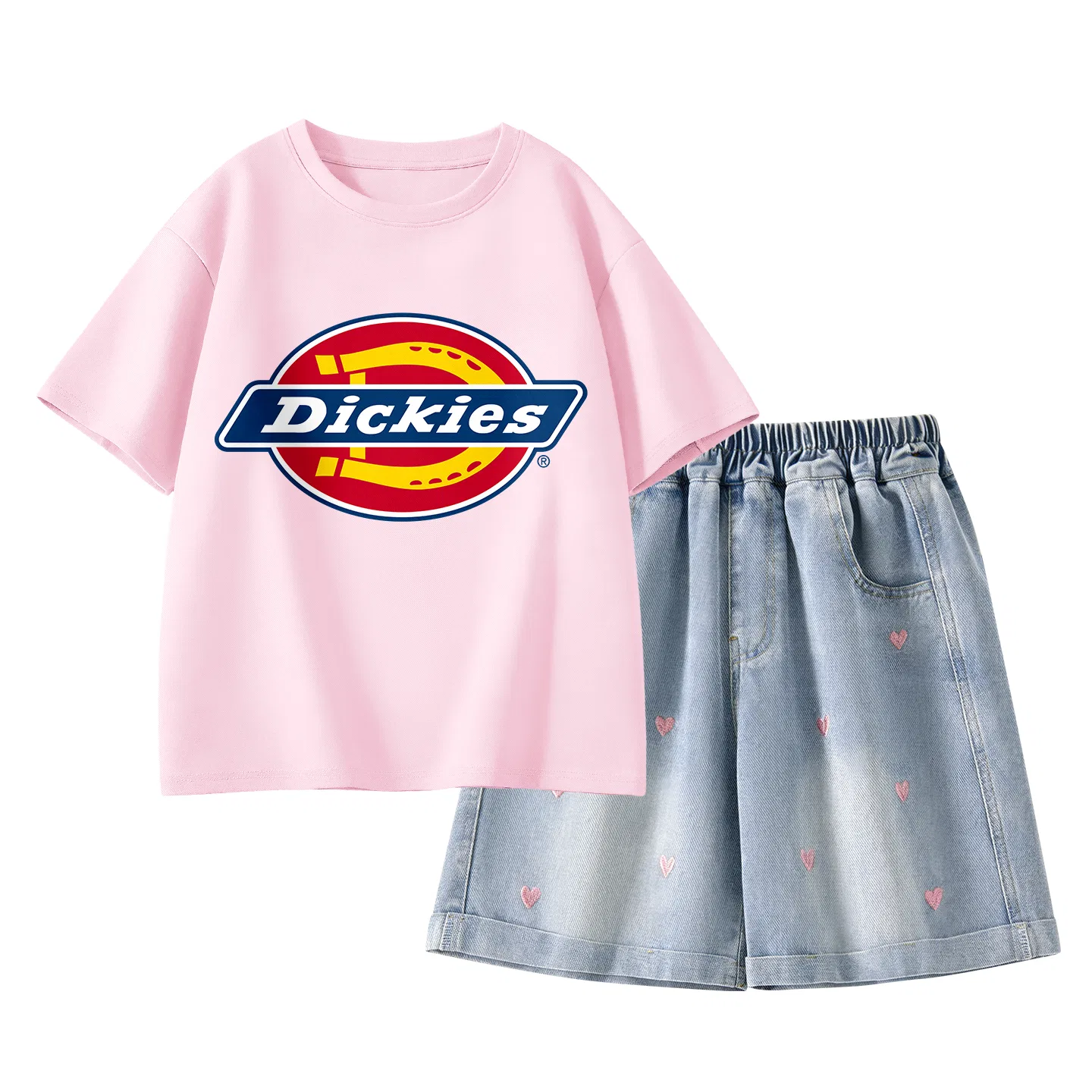 Детский спортивный комплект с круглым вырезом Dickies, Denim Blue