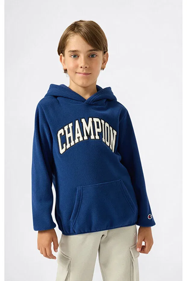 Детская толстовка для девочек с капюшоном Champion, Lacivert-17