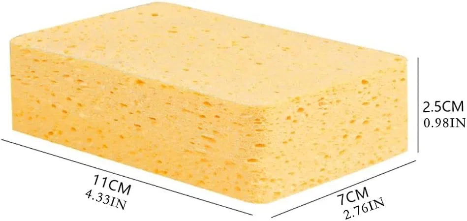 Мочалка для пилинга Peeling Duschschwamm YAYA2021-SHOP, 8 шт, 7x2.5x11 см — фото 2