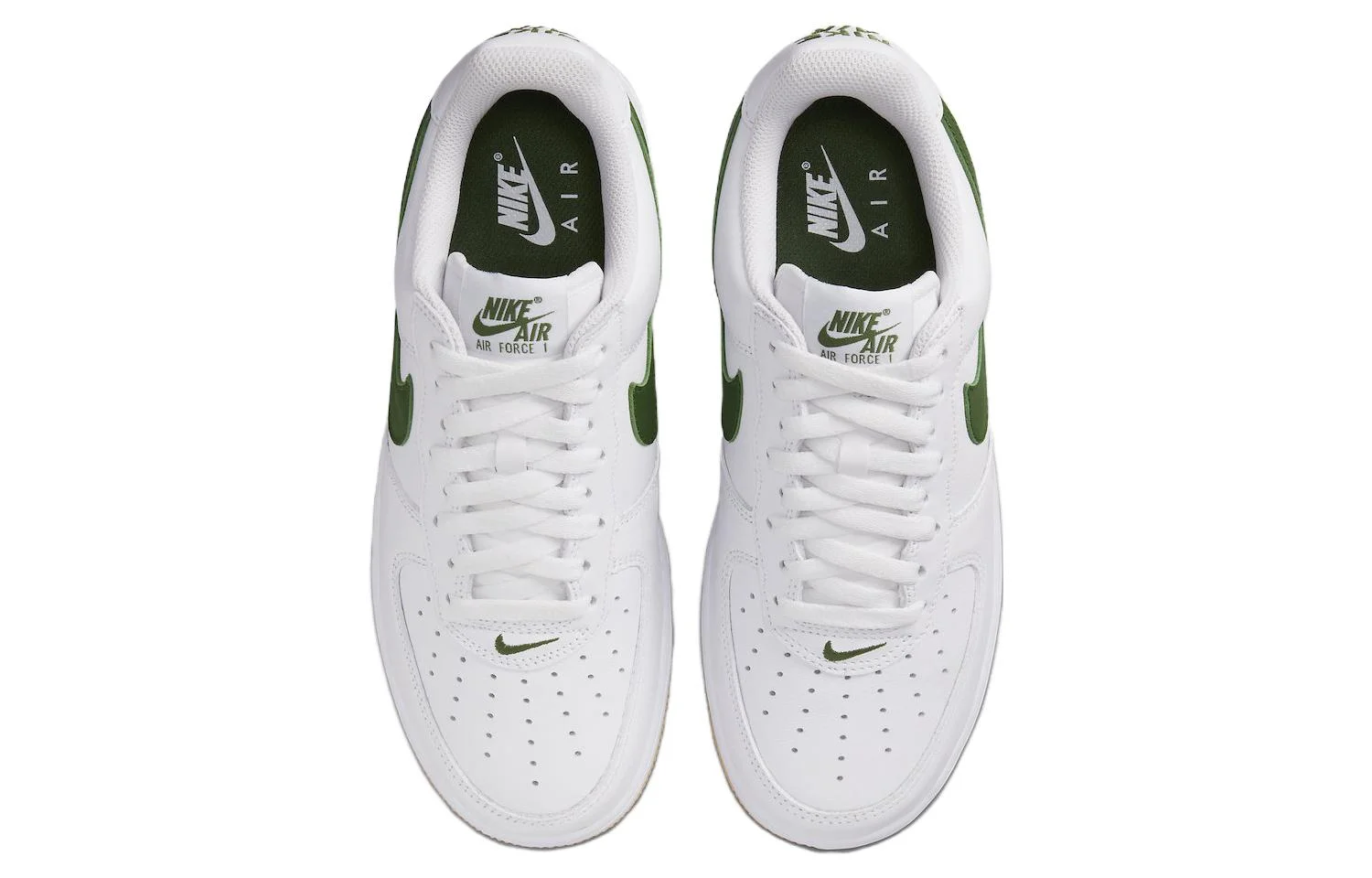 Кроссовки Nike Air Force 1 Low Retro Qs Color Of The Month White Forest Green — фото 4