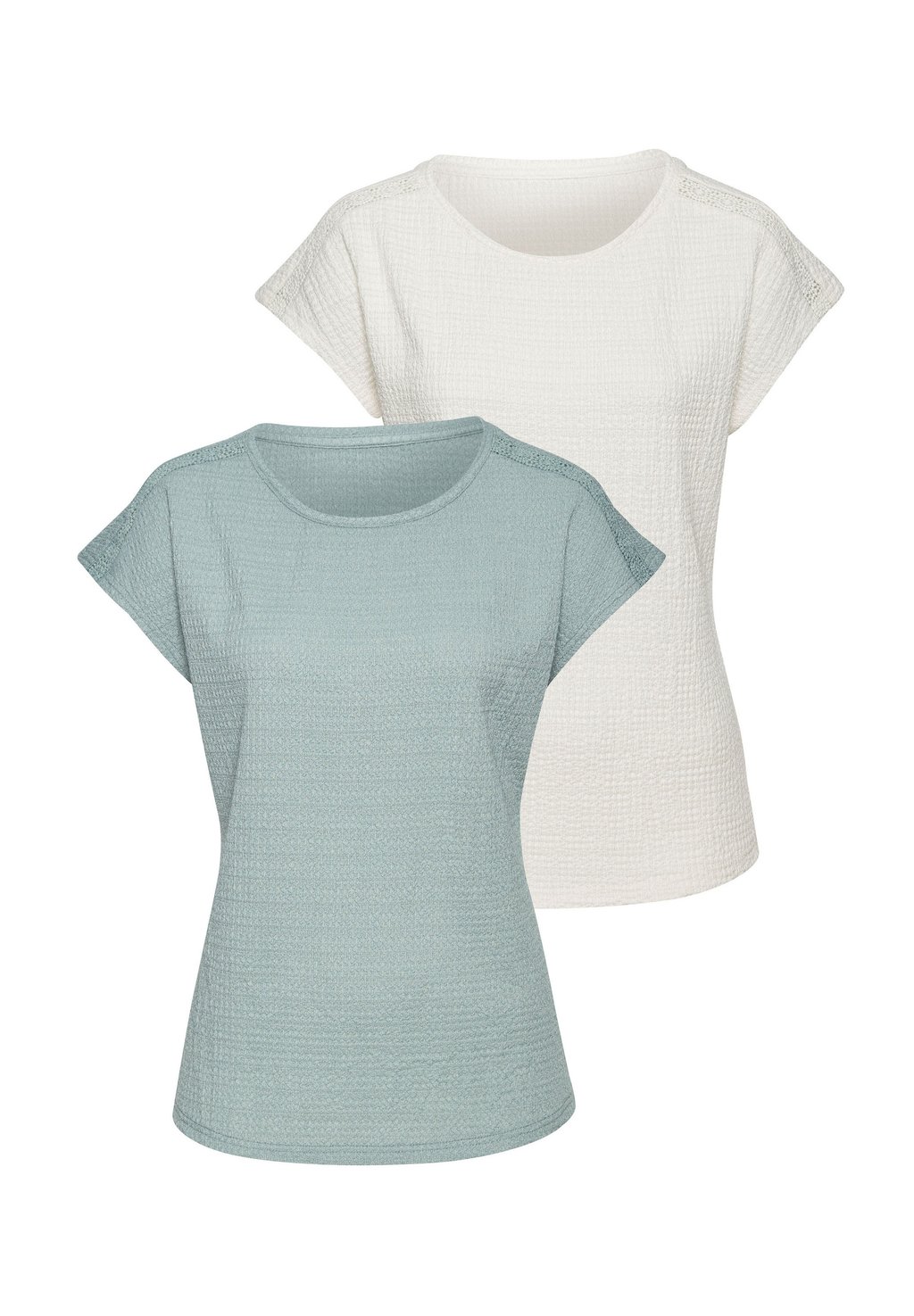 

Футболка с принтом KURZARM 2PACK - Blouse Vivance, мятный