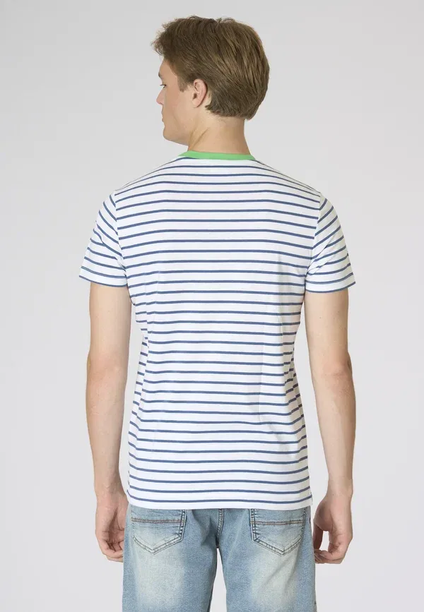 Футболка с коротким рукавом из хлопка Print t-shirt U.S. Polo Assn., мультиколорe — фото 3