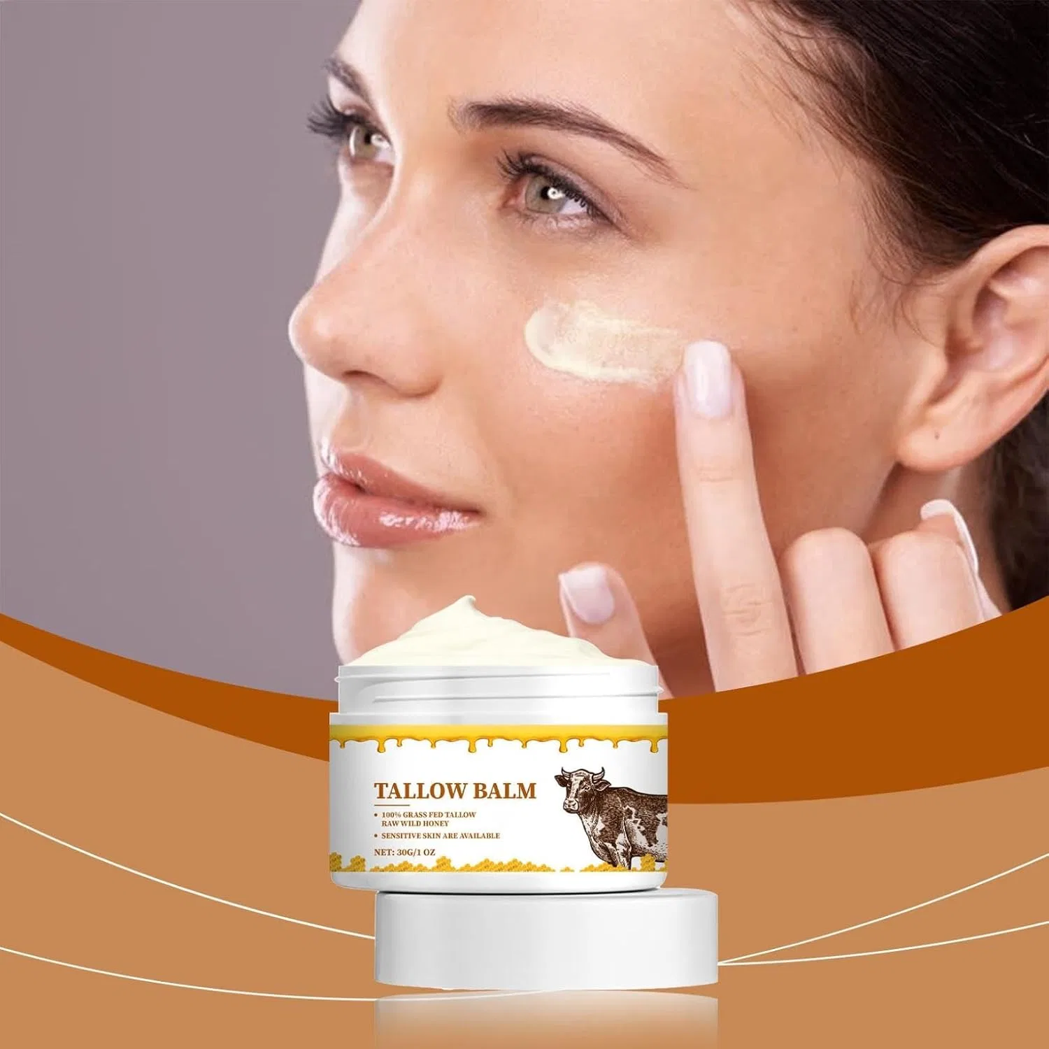 Крем для тела и лица, Beef Tallow Honey Balm, 30 г Generisch — фото 2