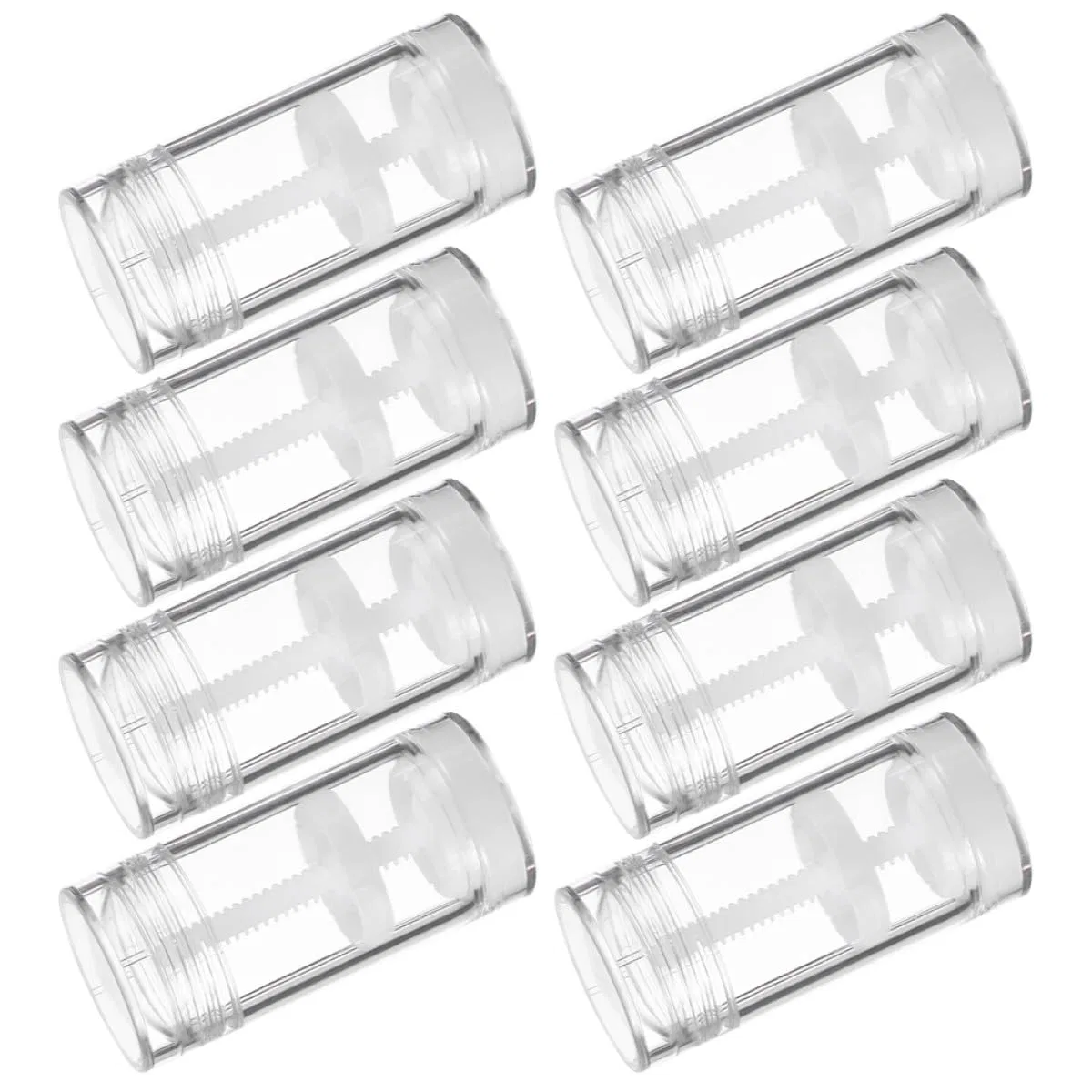 Набор пустых флаконов 30 мл, PLAFOPE, 8 шт, Белый