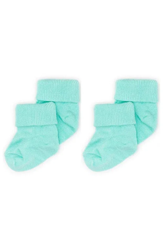 Детские носки из бамбука 2 пары Novibaby, Sea Green