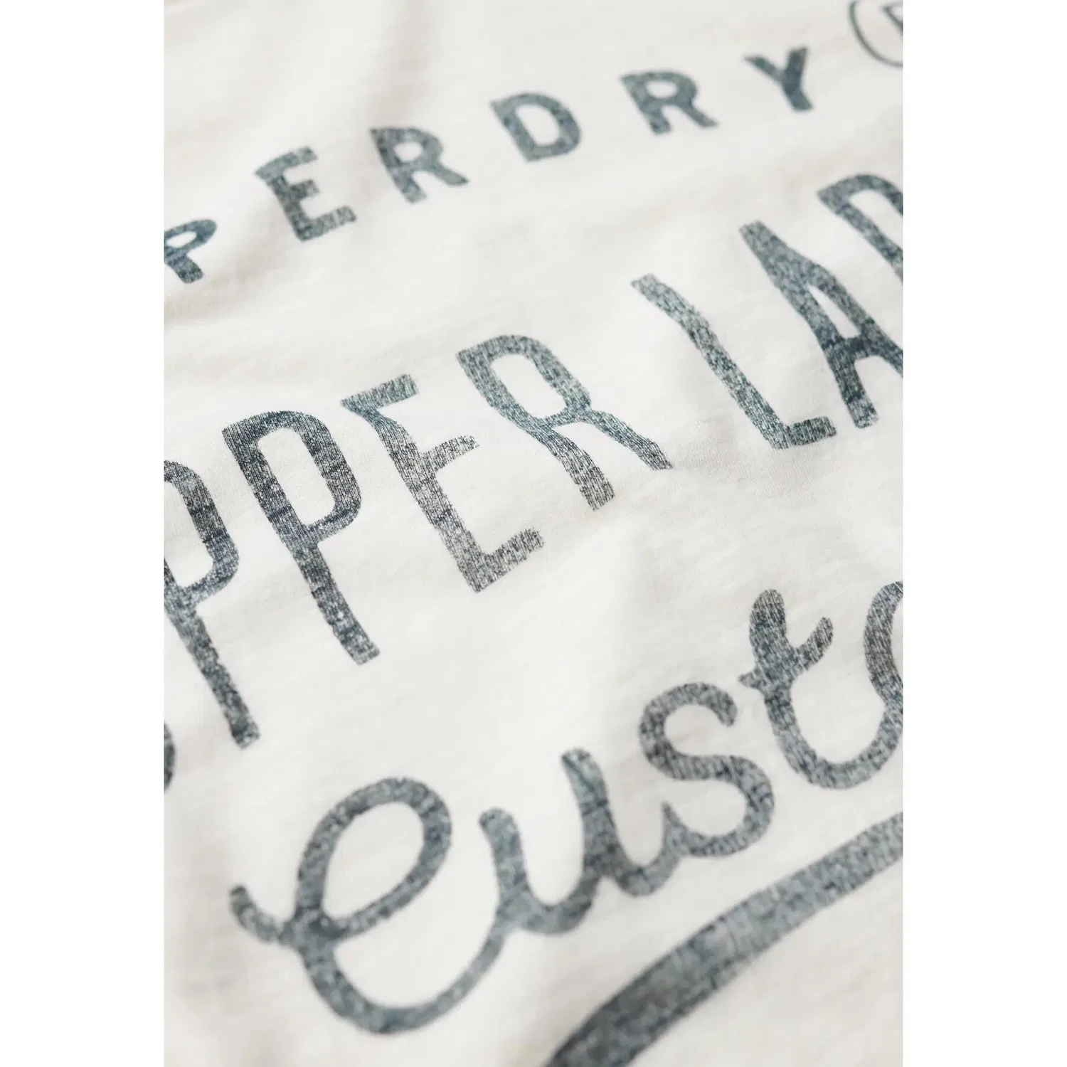 Мужская футболка с принтом Copper Label Workwear Superdry, Weiss — фото 3