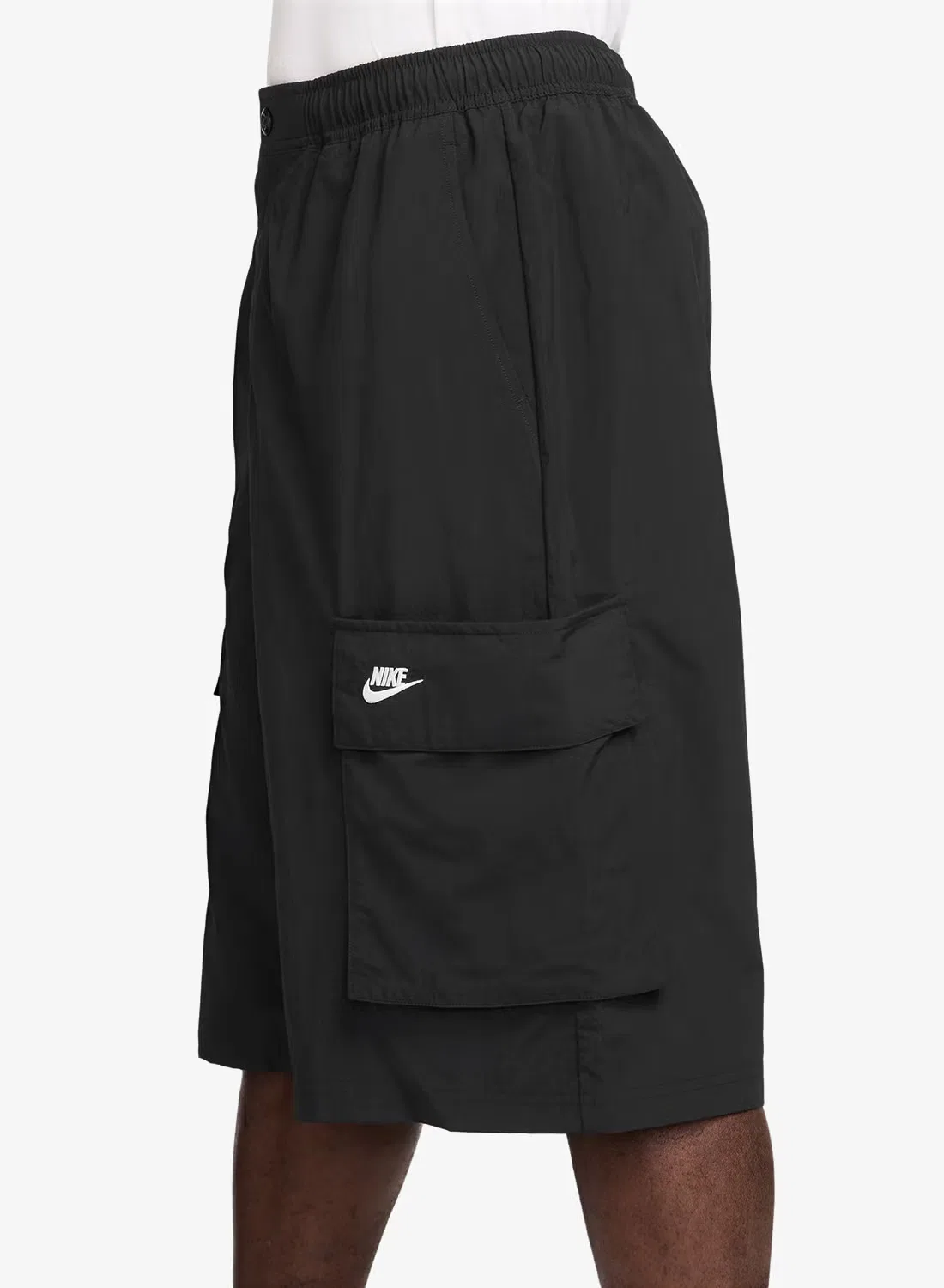 Шорты карго оверсайз Club Nike, черный — фото 3