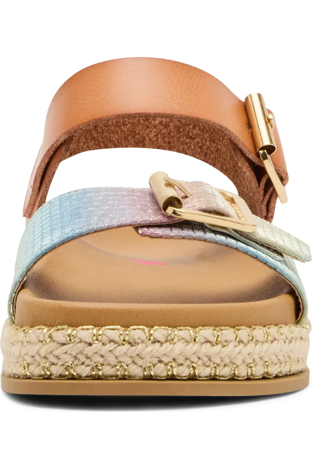 Сандалии детские на щиколотке с ремешками JAvenue Steve Madden, Rainbow Multi — фото 3