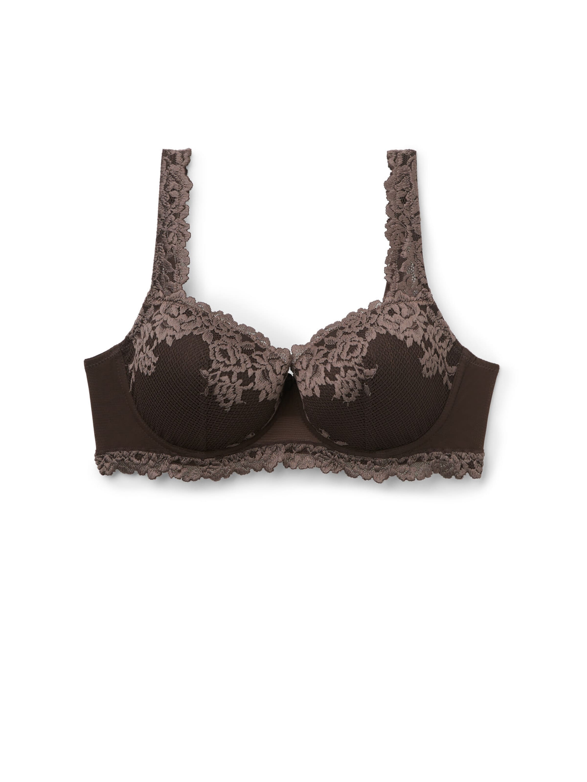 

INTIMISSIMI Бюстгальтер балконет 'Sofia Pretty Flowers' в цвете мокко, темно-коричневый, размер M