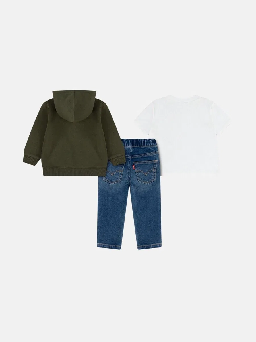 Детский комплект джинсов Levi's Kids разных цветов — фото 2