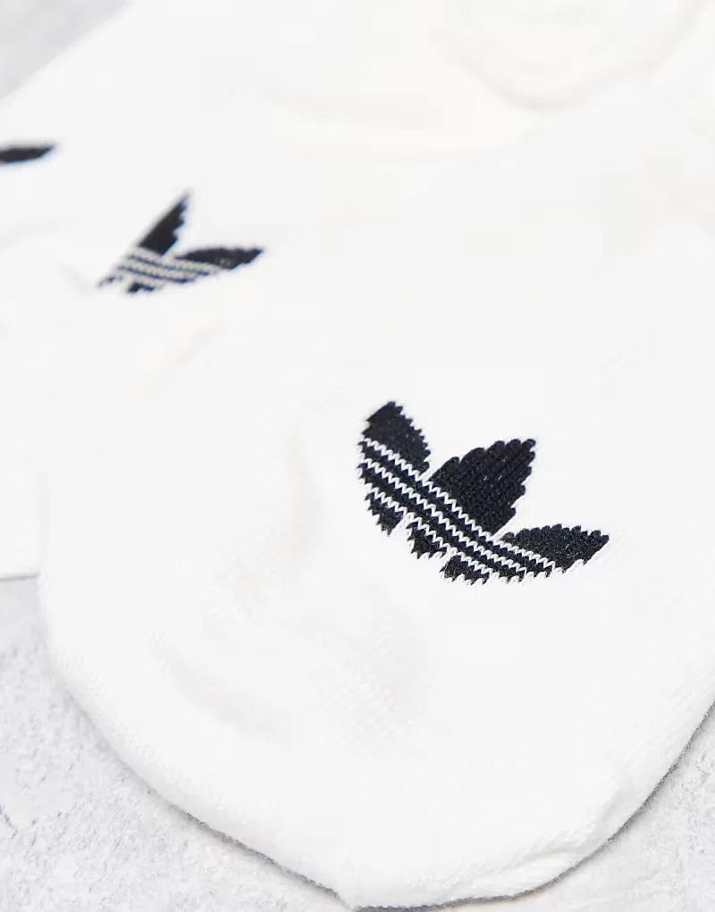 Носки низкие тренерские 3 шт Adidas Originals, белый — фото 3