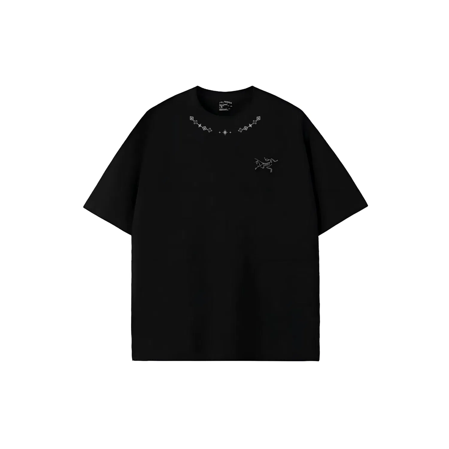 Футболка с принтом Arcteryx KRAGG, Черный