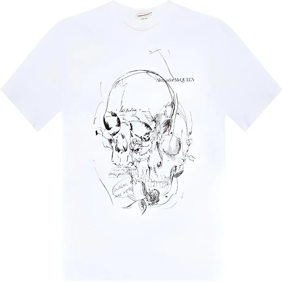 Футболка женская Alexander McQueen, White