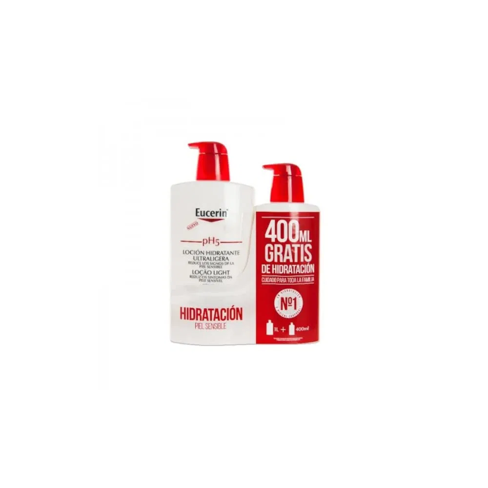 Лосьон для тела Eucerin PH5 Ultralight Moisturising Family Lotion 1000ml + 400ml