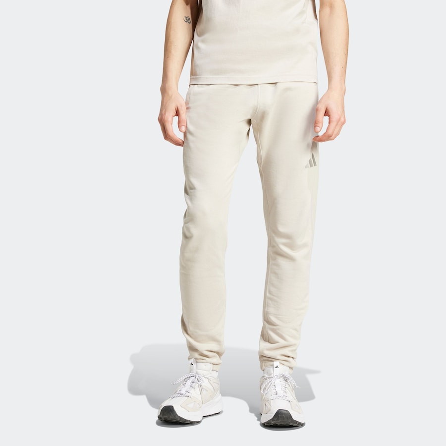 Зауженные спортивные брюки ADIDAS SPORTSWEAR All Szn, White/Off White — фото 3