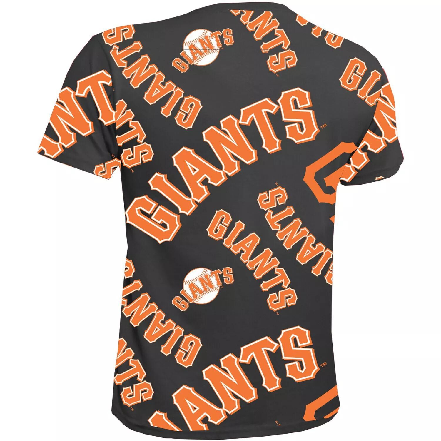 Черная футболка команды San Francisco Giants Allover Youth Stitches Stitches — фото 3