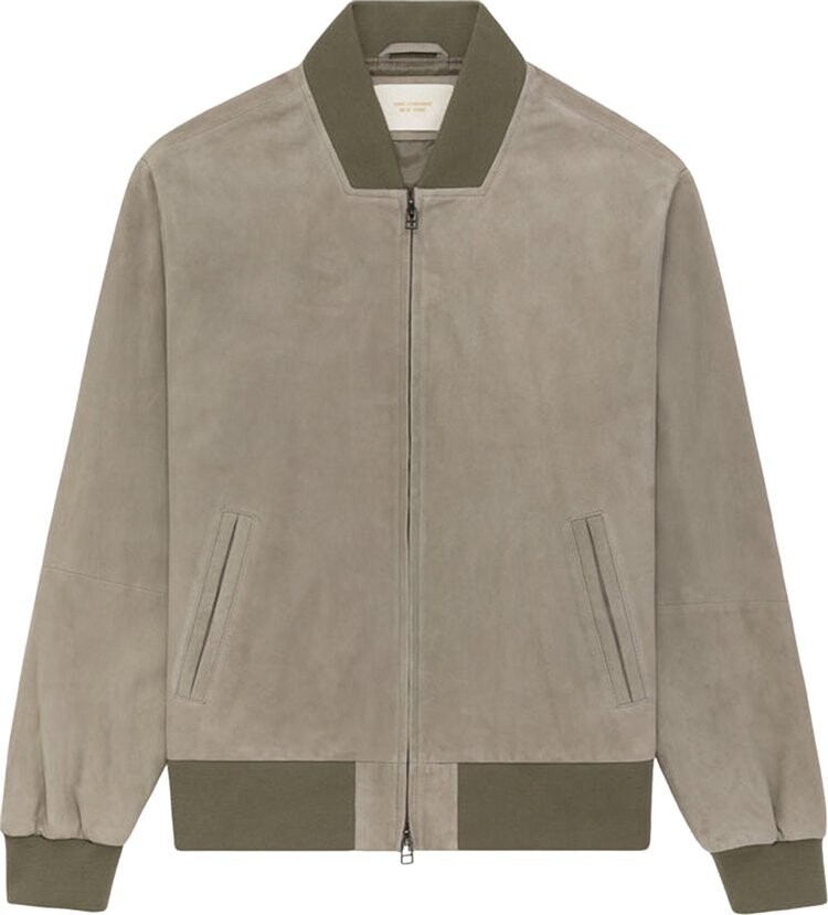 

Куртка Aimé Leon Dore Suede Bomber Jacket 'Laurel Oak', зеленый