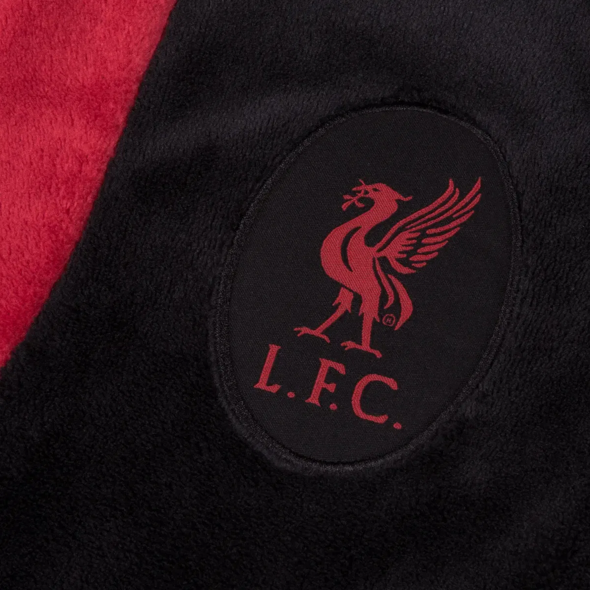 Детский халат из флиса с капюшоном Liverpool Fc, Black — фото 3