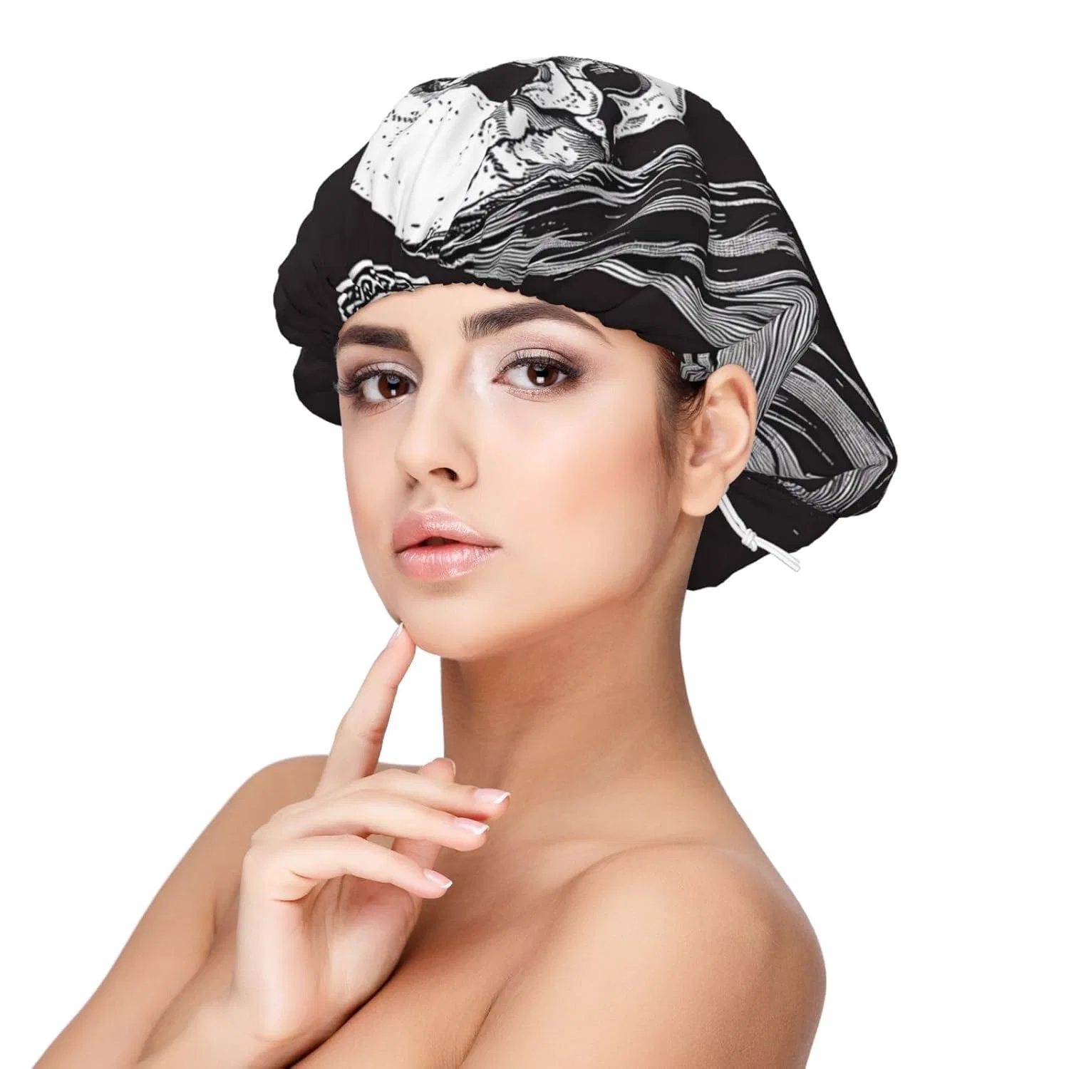 Шапочка для душа, Kuilepa, 33 см, Black