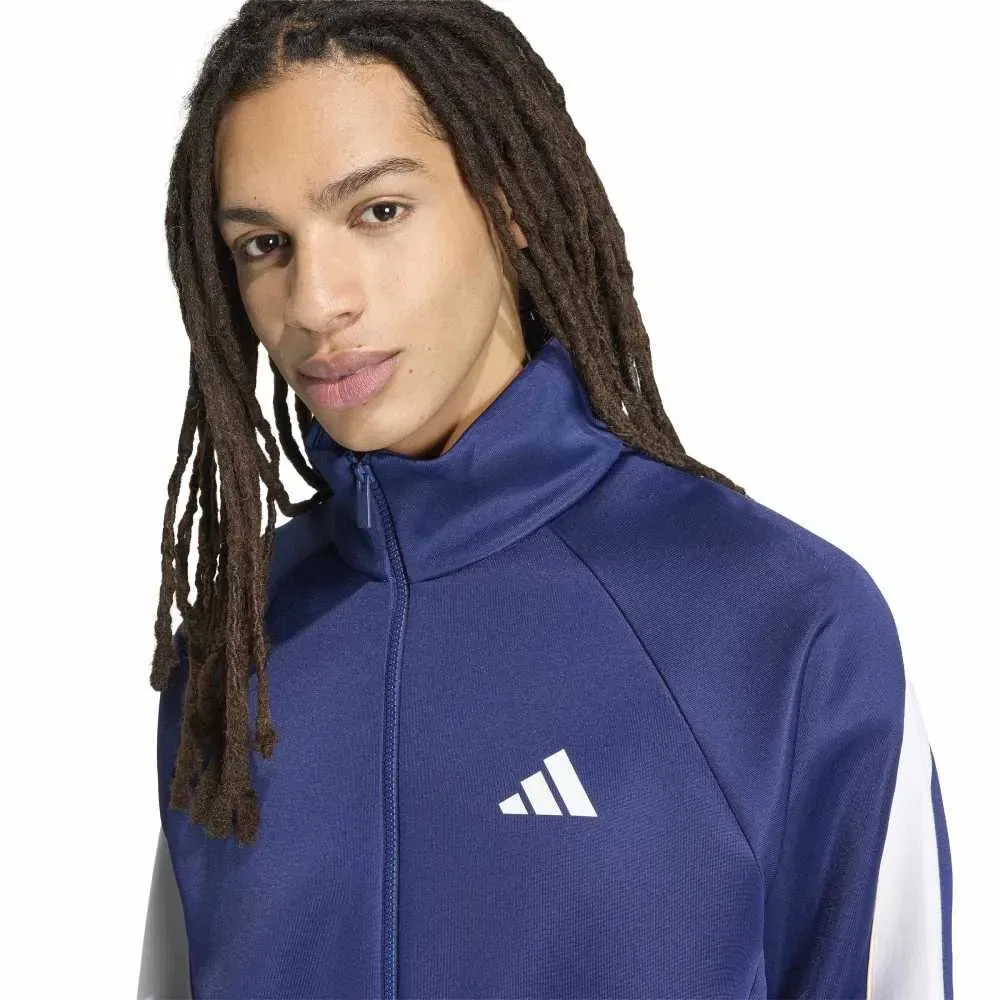 Мужской свитшот с молнией Stadium Adidas, Blue — фото 4