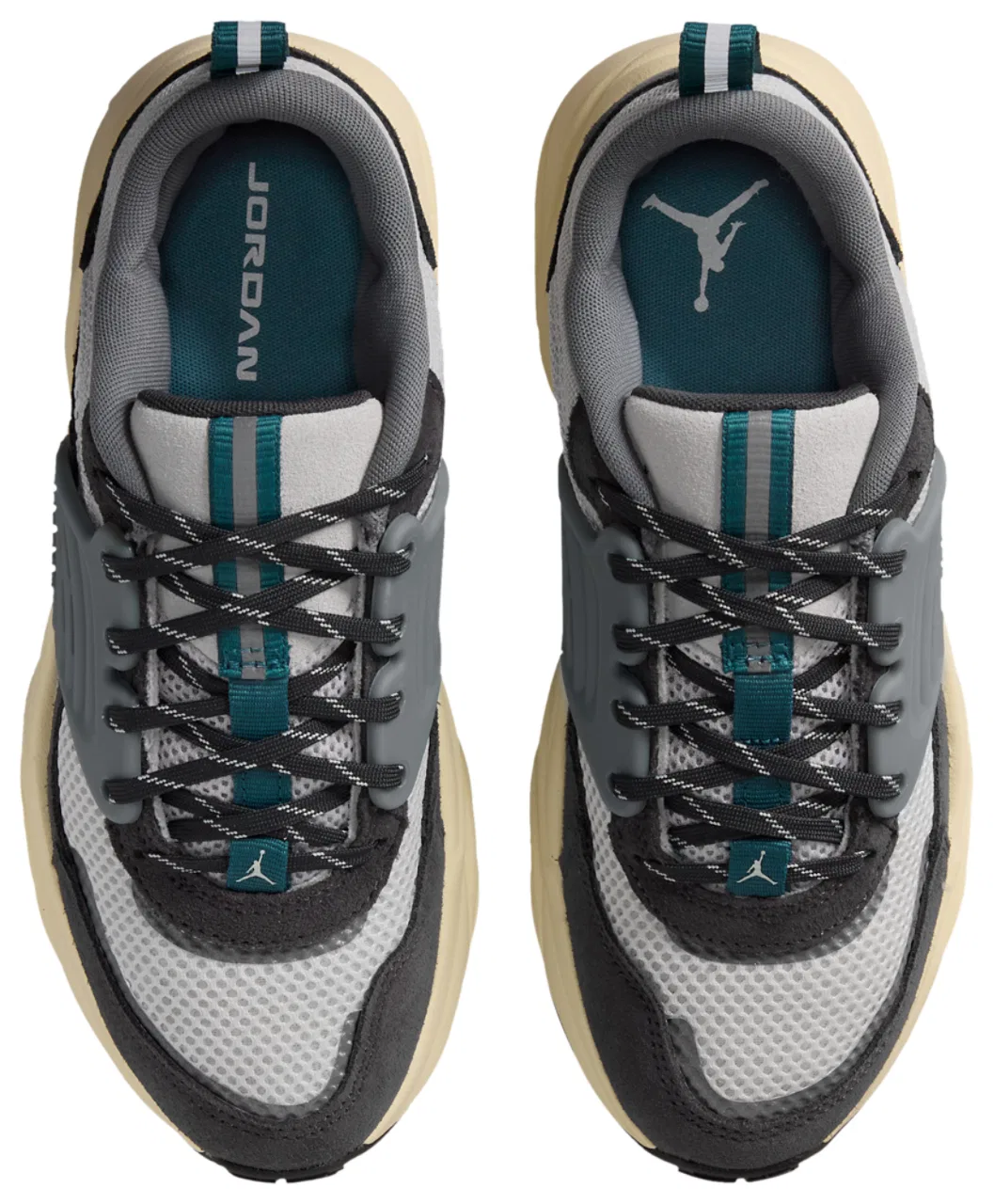 Кроссовки для мальчиков Trunner O/S Jordan, серый/зеленый — фото 4