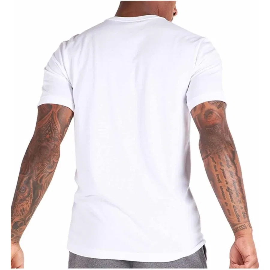 Футболка спортивная с коротким рукавом M Nk Df Park20 Ss Tee Hbr Nike, Белый — фото 2