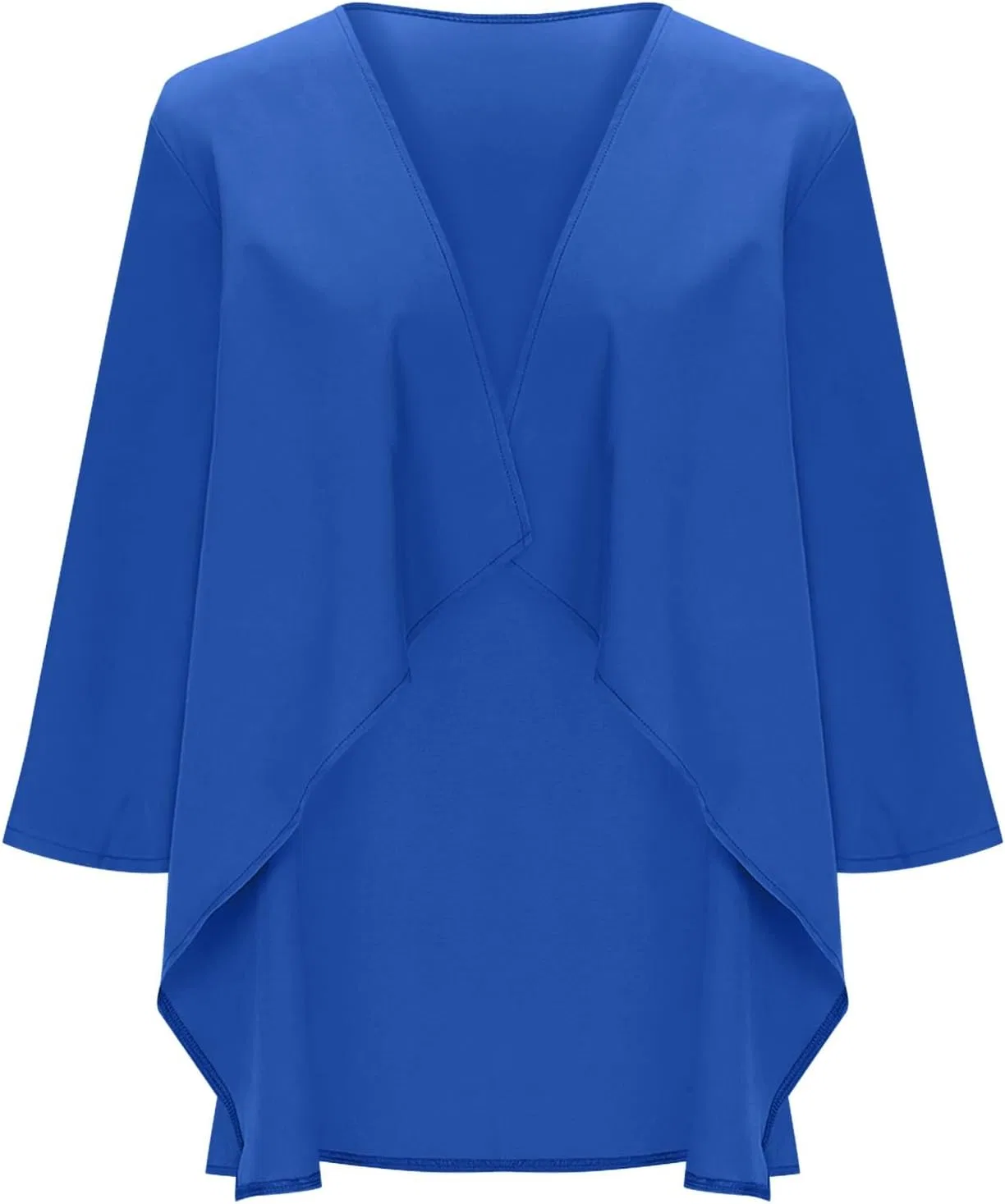 Женское кимоно с 3/4 рукавом из шифона, Blue — фото 4