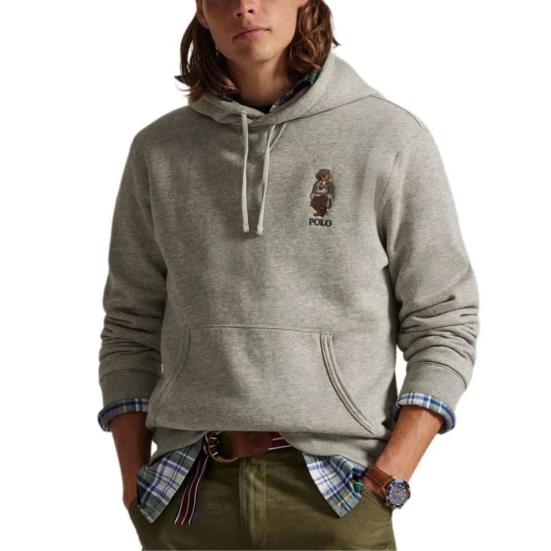 Свитшот Polo Bear FW25, Polo Ralph Lauren, Attic Gray — фото 3