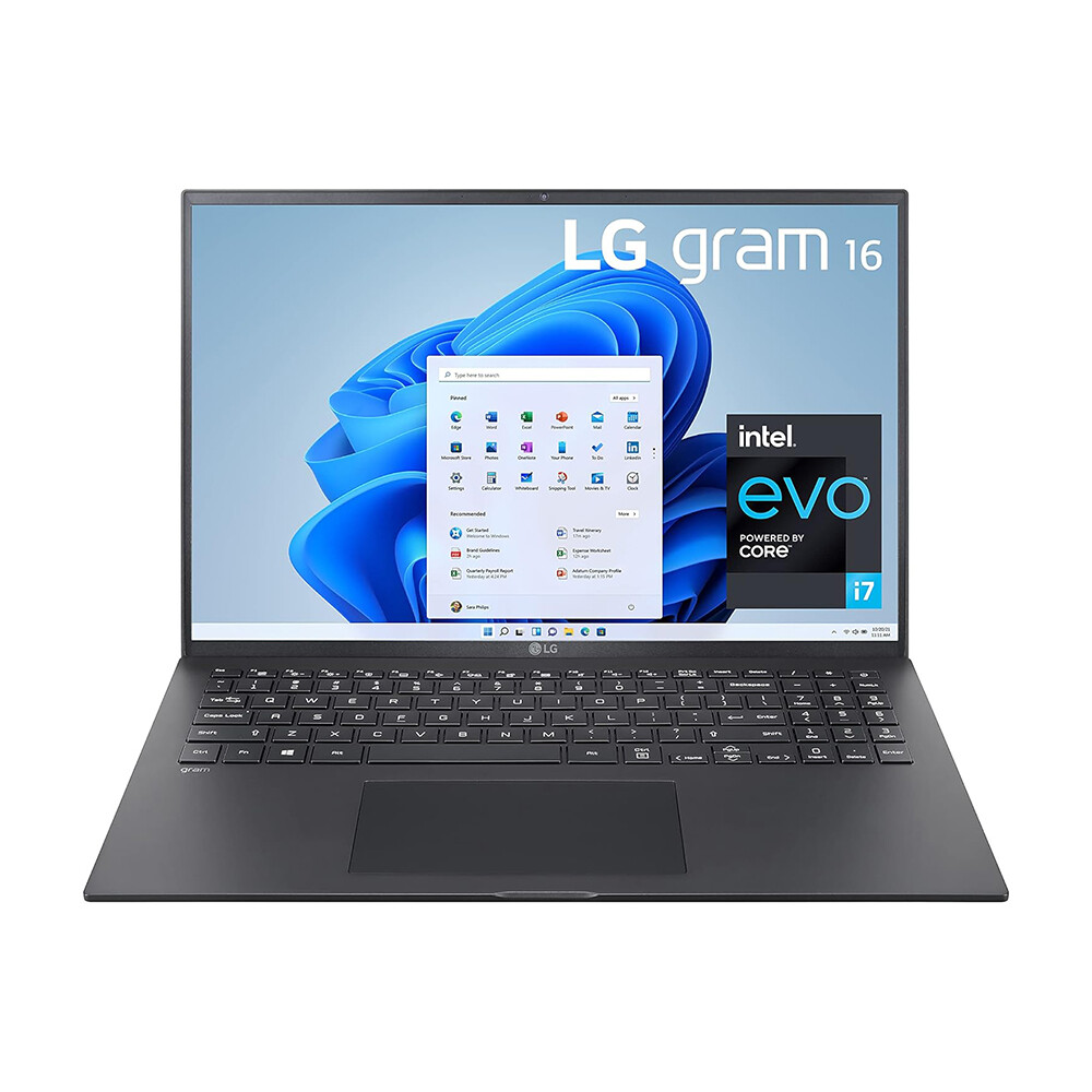 

Ноутбук LG gram 16, 16", 16 Гб/1 Тб, i7-1165G7, черный, английская клавиатура