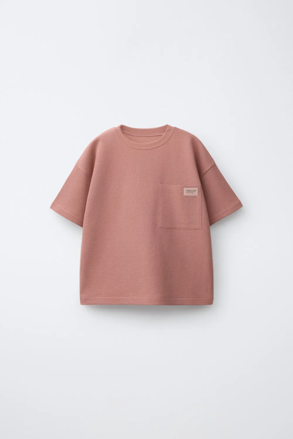 Пижама из вафельной вязки, размер 1,5-6 лет ZARA, Pink — фото 3