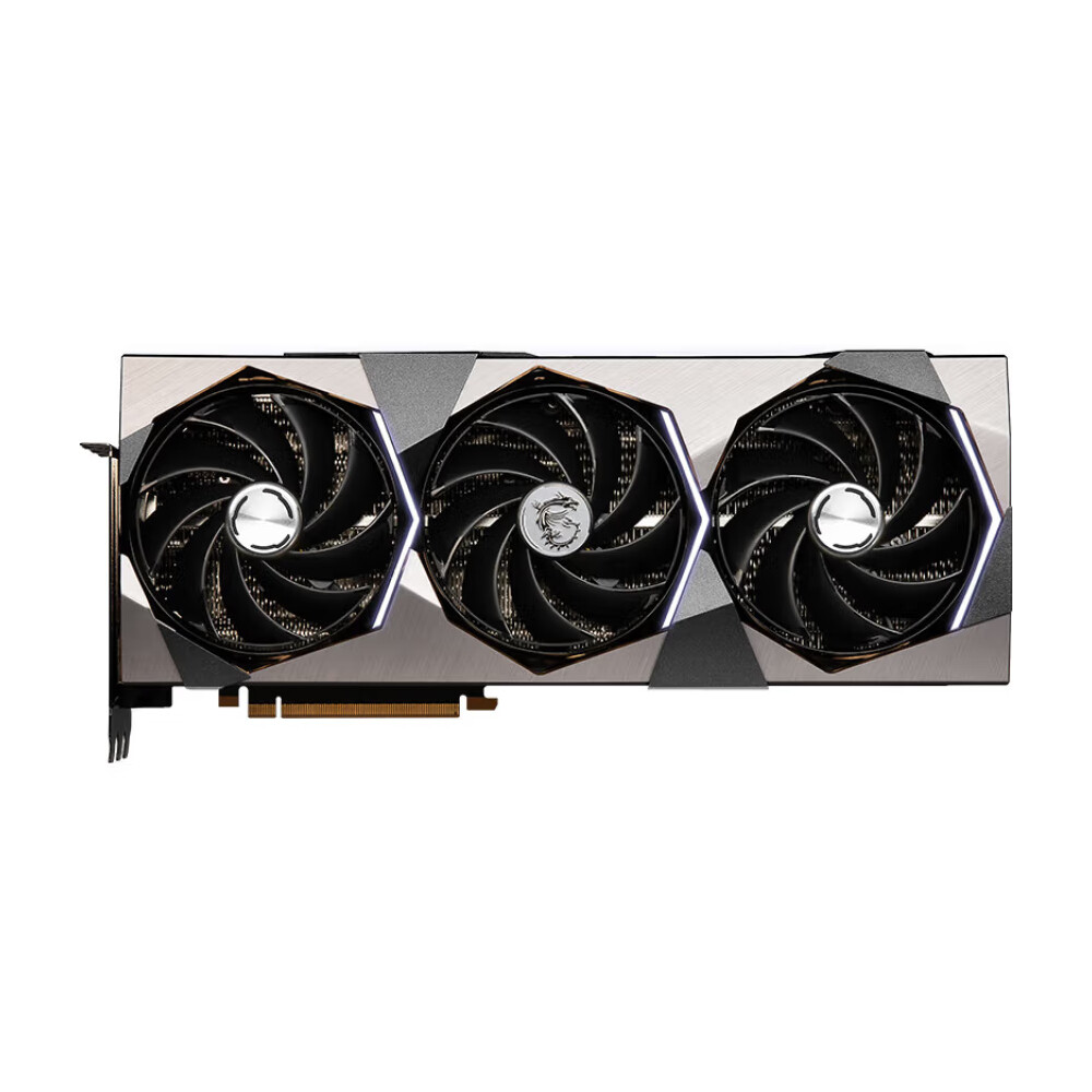 

Видеокарта MSI GeForce RTX 4080 SUPER SUPRIM X, 16 ГБ, серебристый