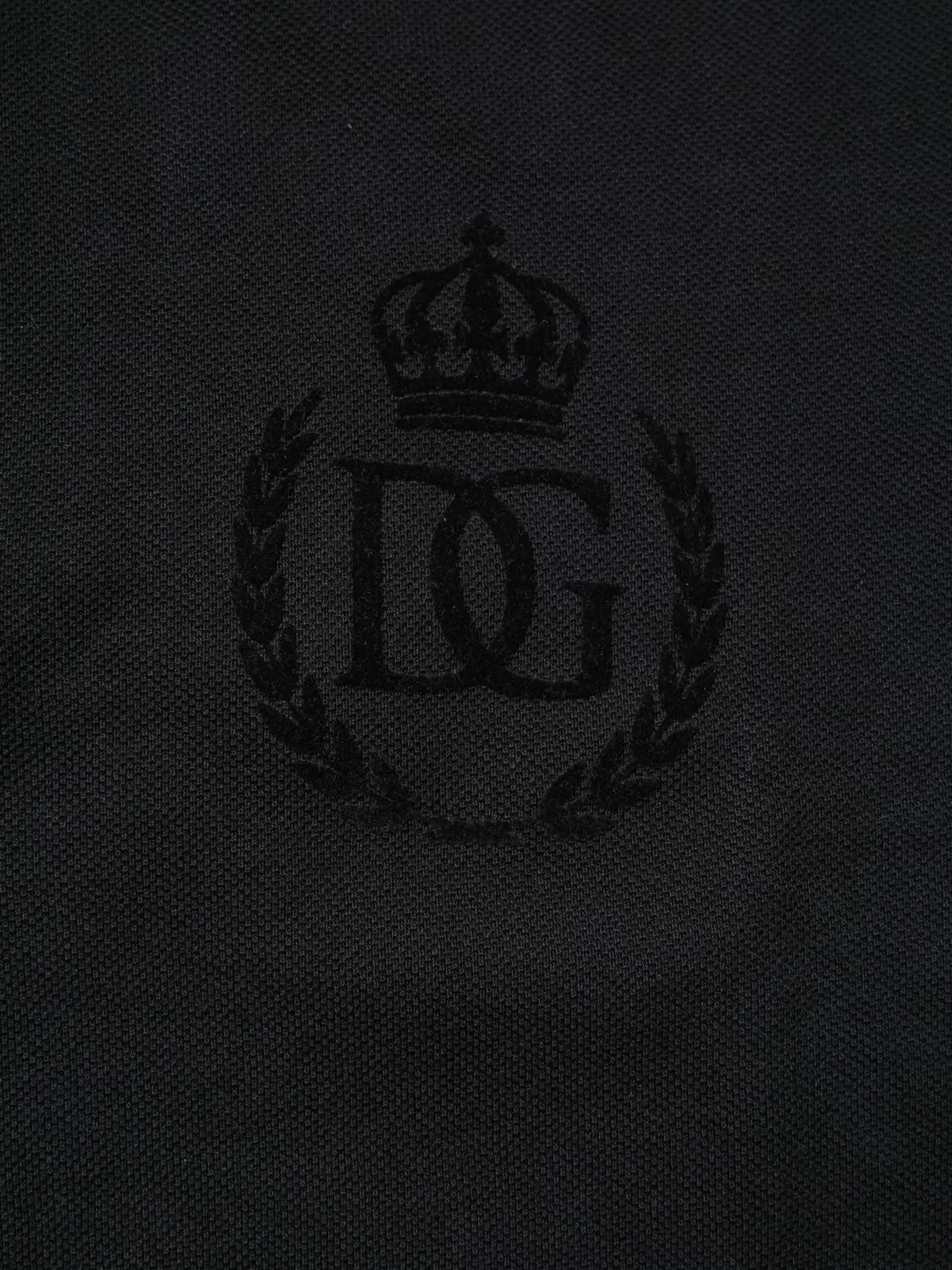 Рубашка поло DG Logo черная Dolce & Gabbana, черный — фото 2