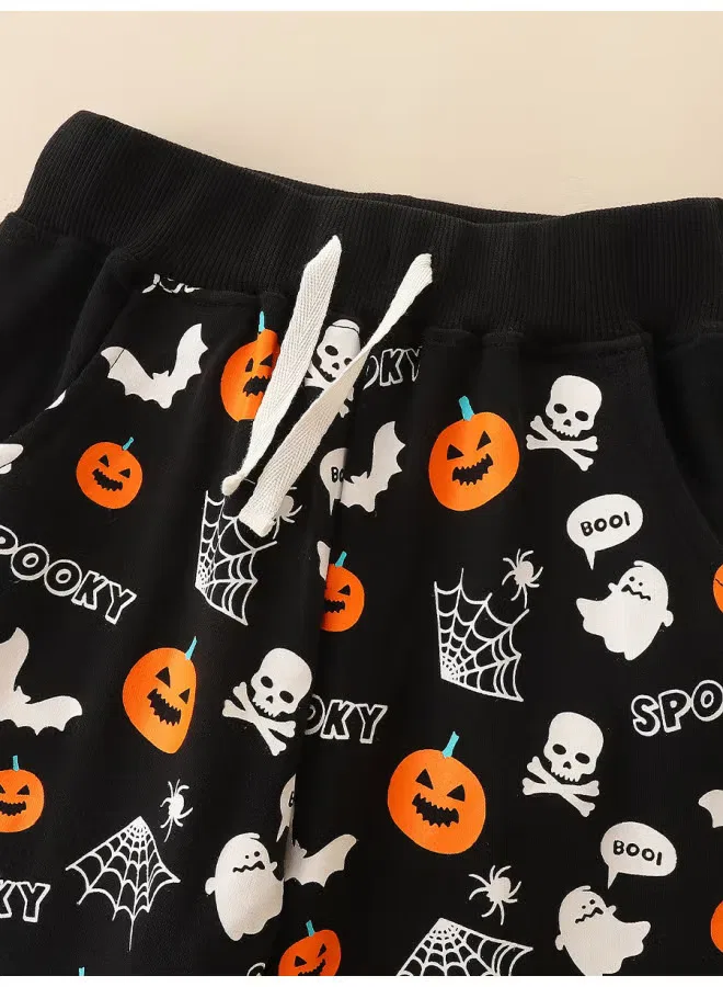 Комплект с принтом тыквы на Хэллоуин, модель Autumn, Aosta Betty Store — фото 4