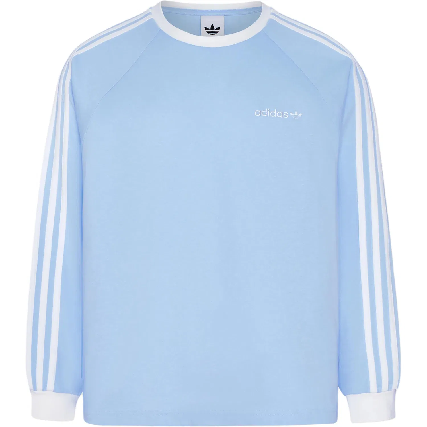 Детская футболка с круглым вырезом Adidas Originals, Crystal Blue