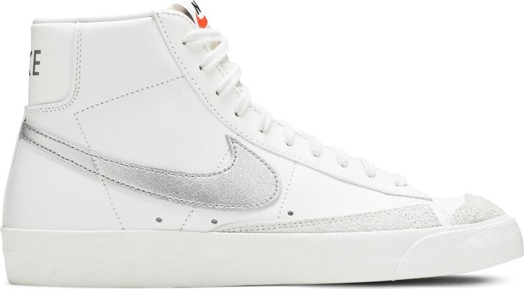 

Кроссовки Nike Wmns Blazer Mid '77 'White Silver Metallic', белый