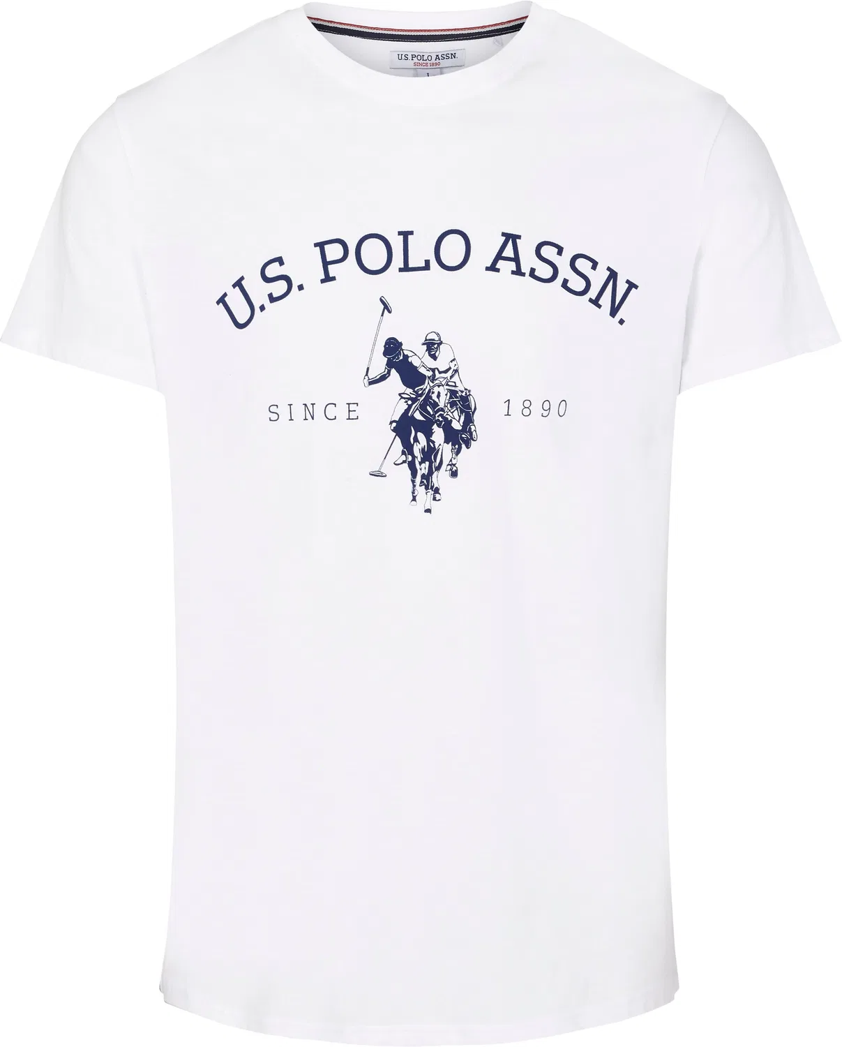 Мужская хлопковая футболка Archibald U.S. Polo Assn., Weiß